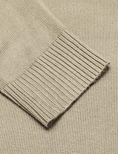 COOFANDY Men's Cable Knit Sweater in Khaki