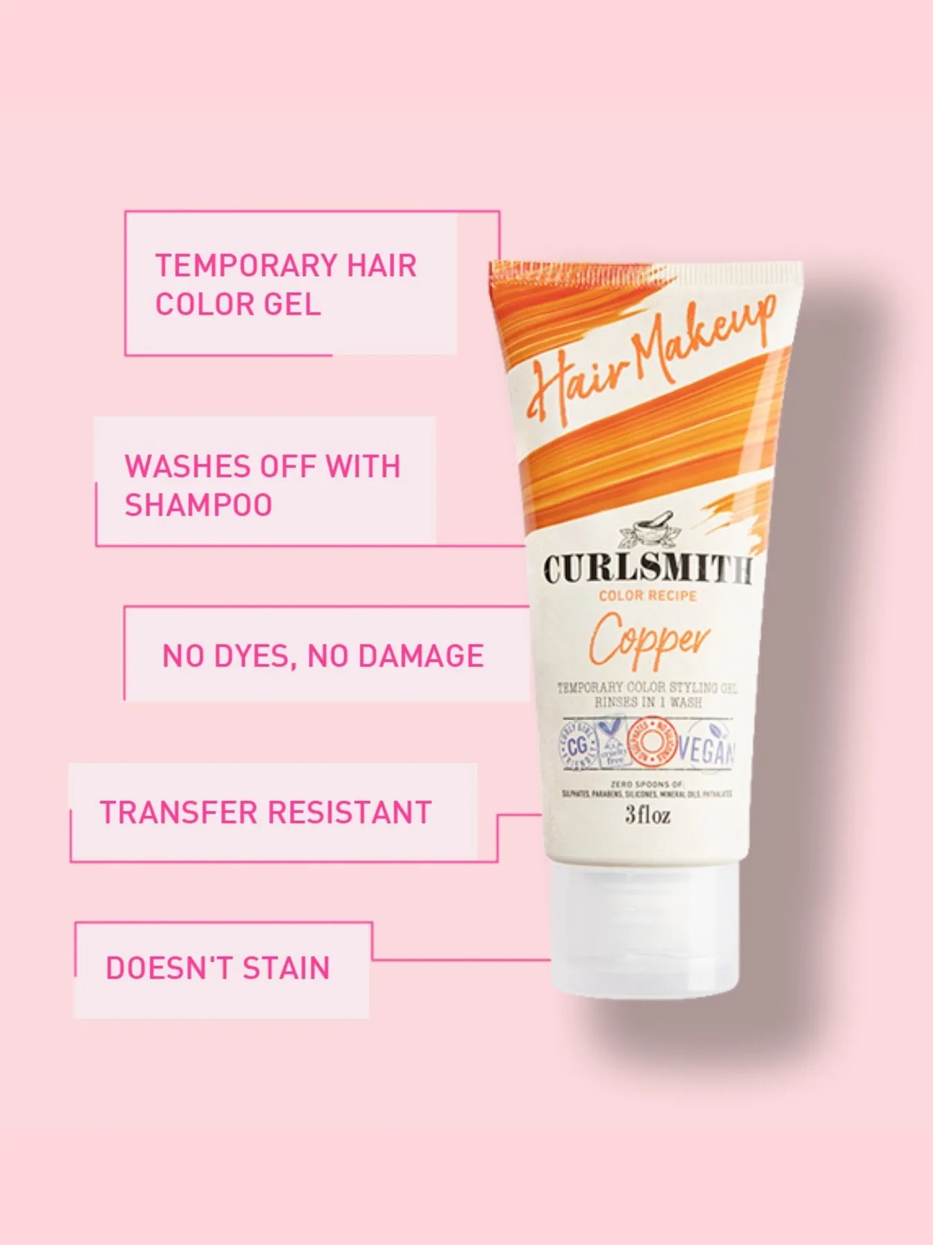 Curlsmith Hair Makeup - Copper