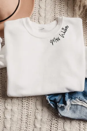 Custom Embroidered Sweatshirt