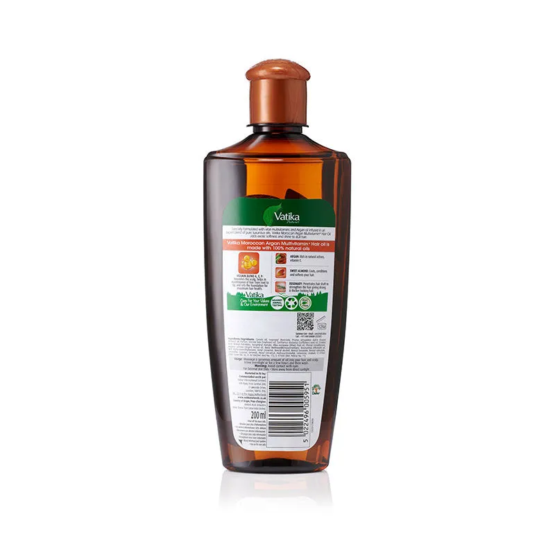 Dabur Vatika Naturals Multivitamin Enriched Argan Hair Oil 200ml