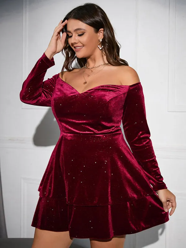 Deep V Waist Dress