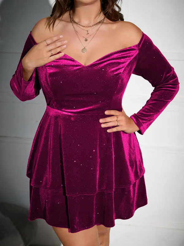 Deep V Waist Dress
