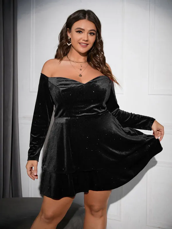 Deep V Waist Dress