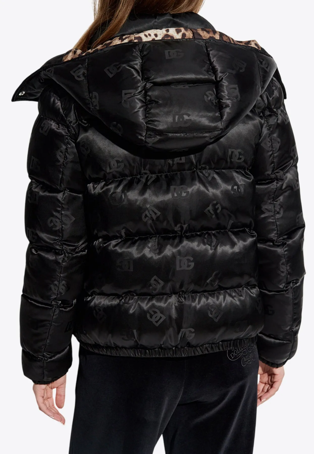 DG Logo Jacquard Down Jacket