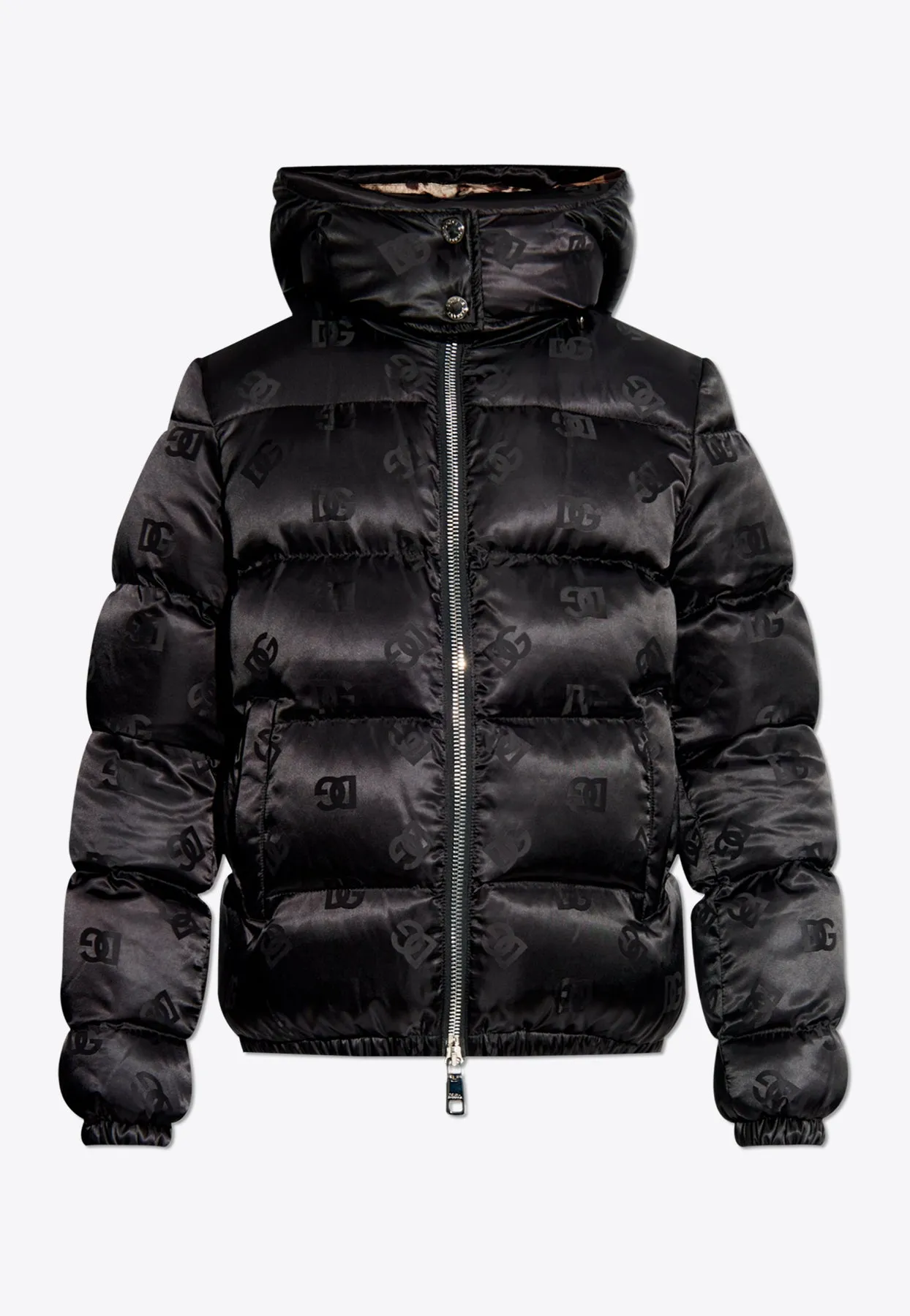 DG Logo Jacquard Down Jacket