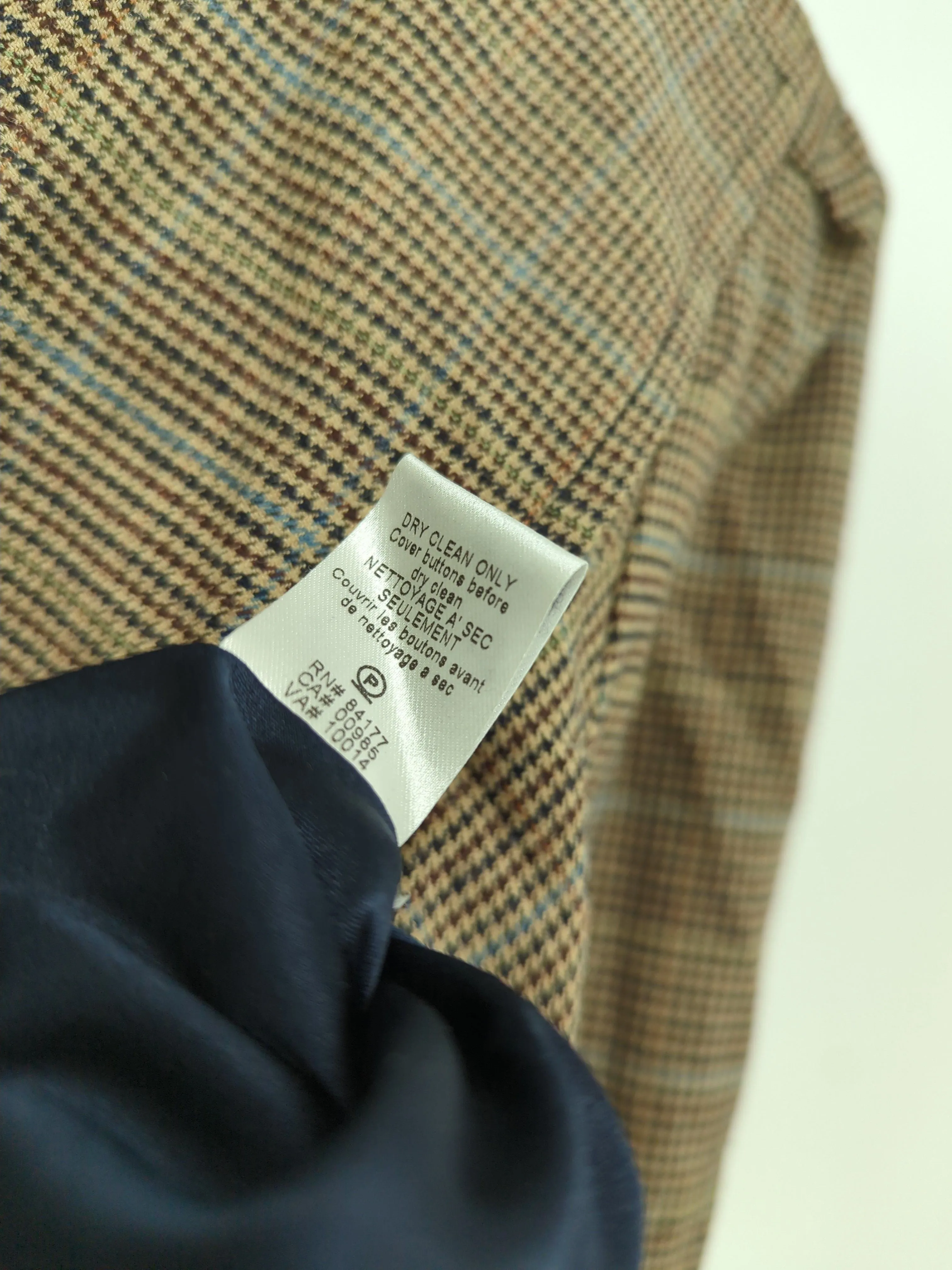 Diane Von Furstenberg Women's Coat UK 8 Brown Viscose with Wool