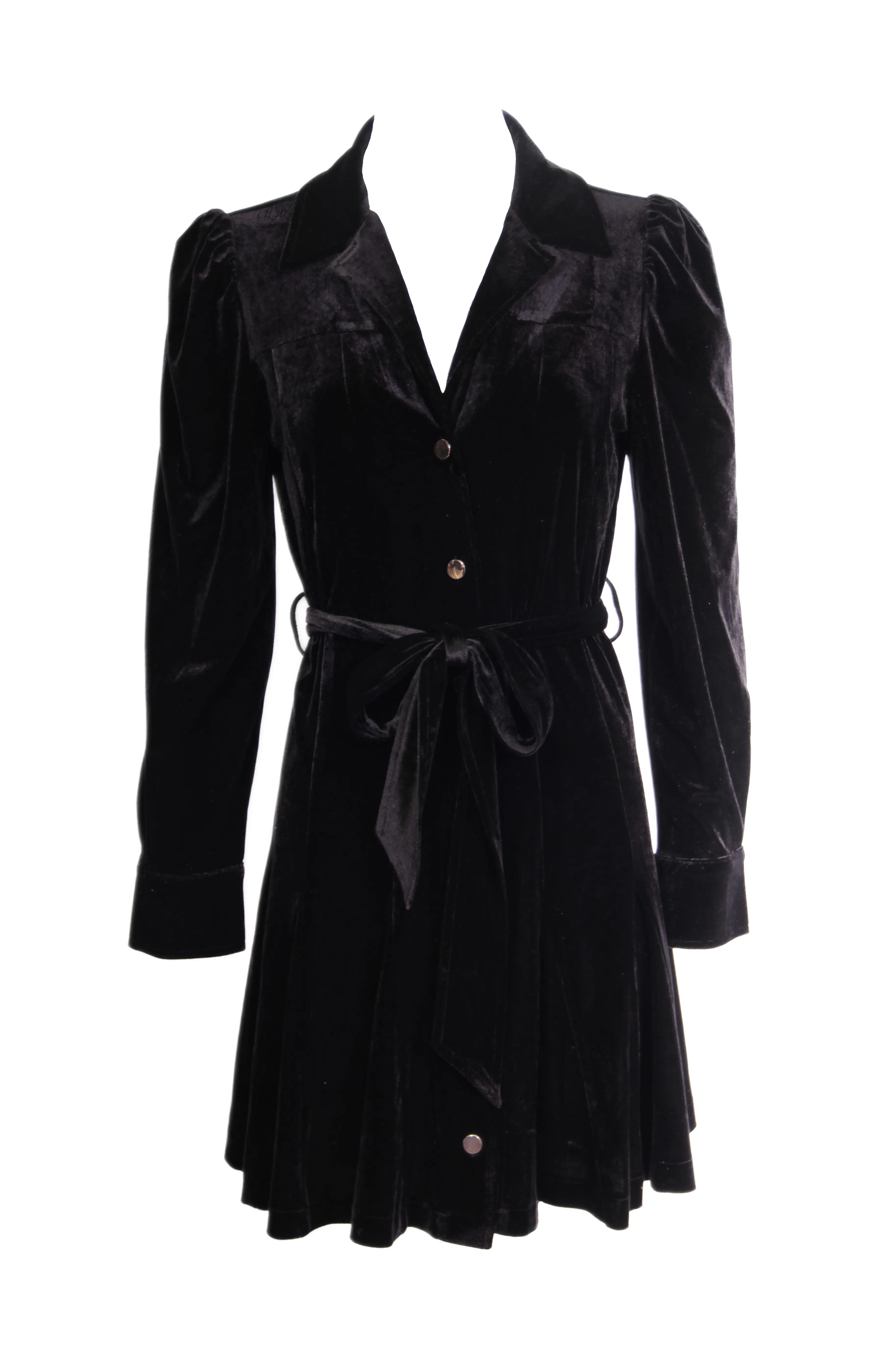 Dolce Cabo Velvet Belted Dress