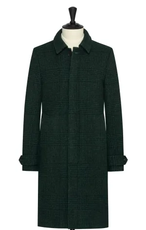 Drago Forest Green Wool & Cashmere with Black Glencheck