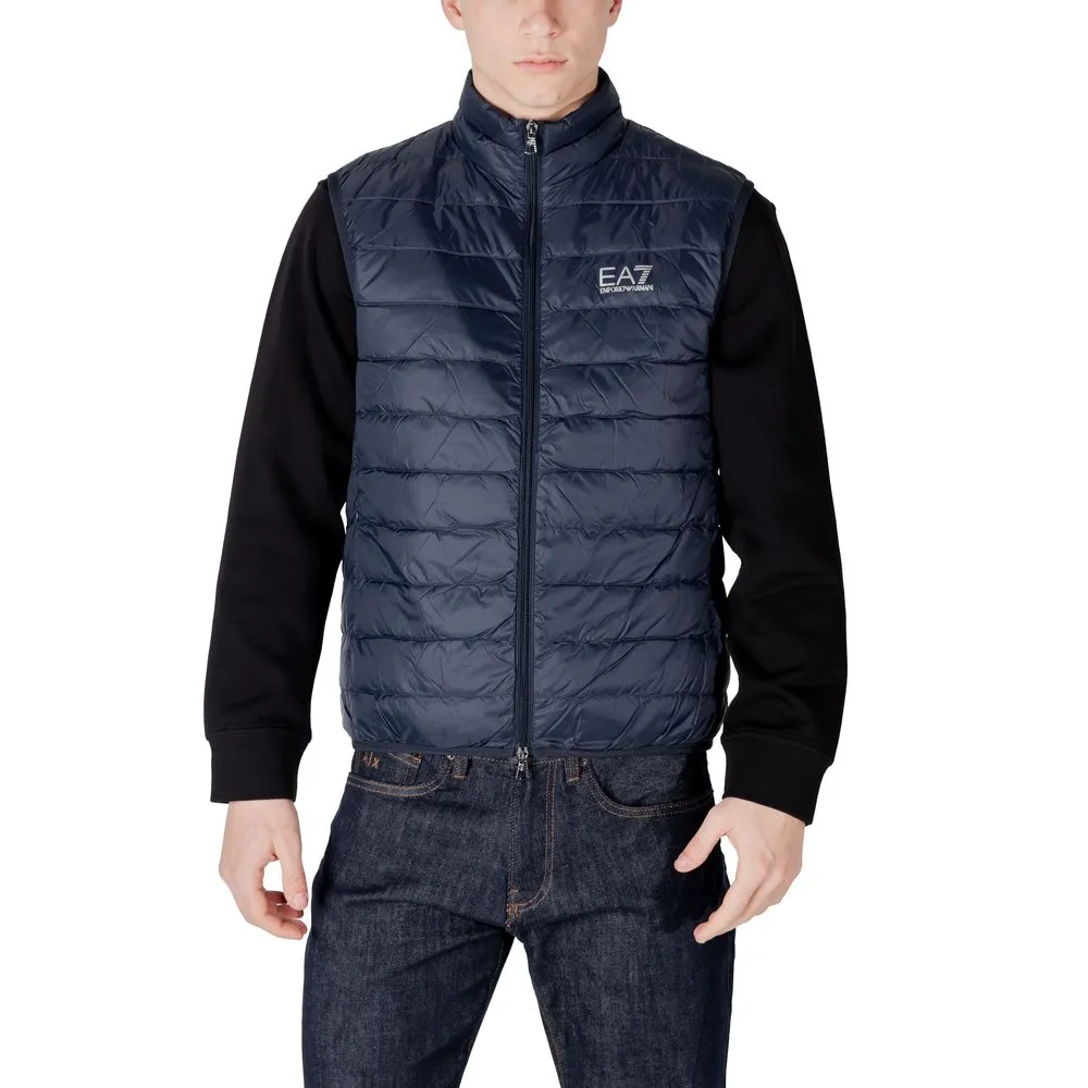 EA7 Emporio Armani Blue Polyamide Jacket