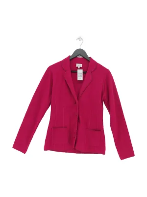 East Women's Blazer UK 10 Pink 100% Wool