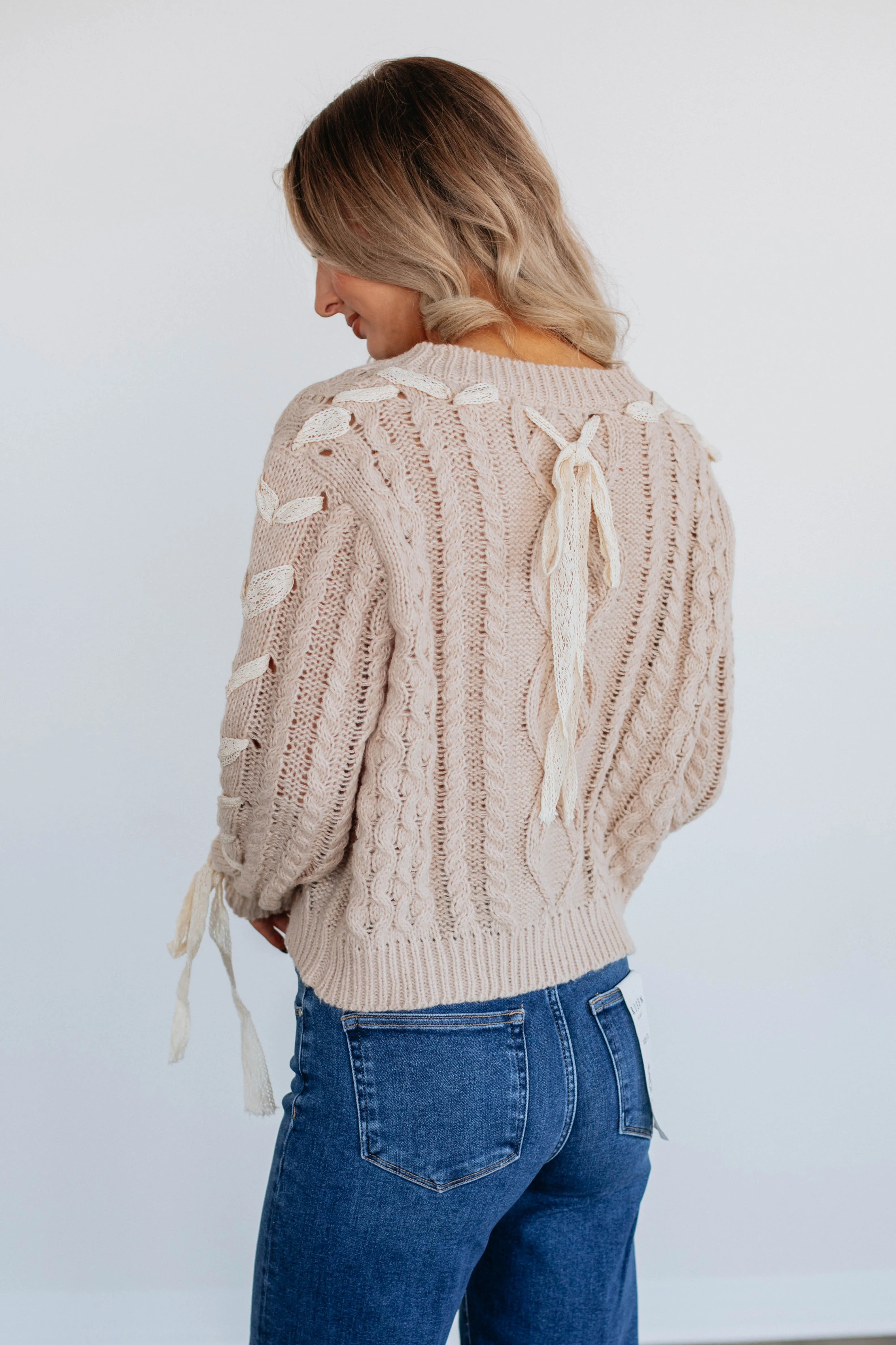 Edith Cable Knit Sweater