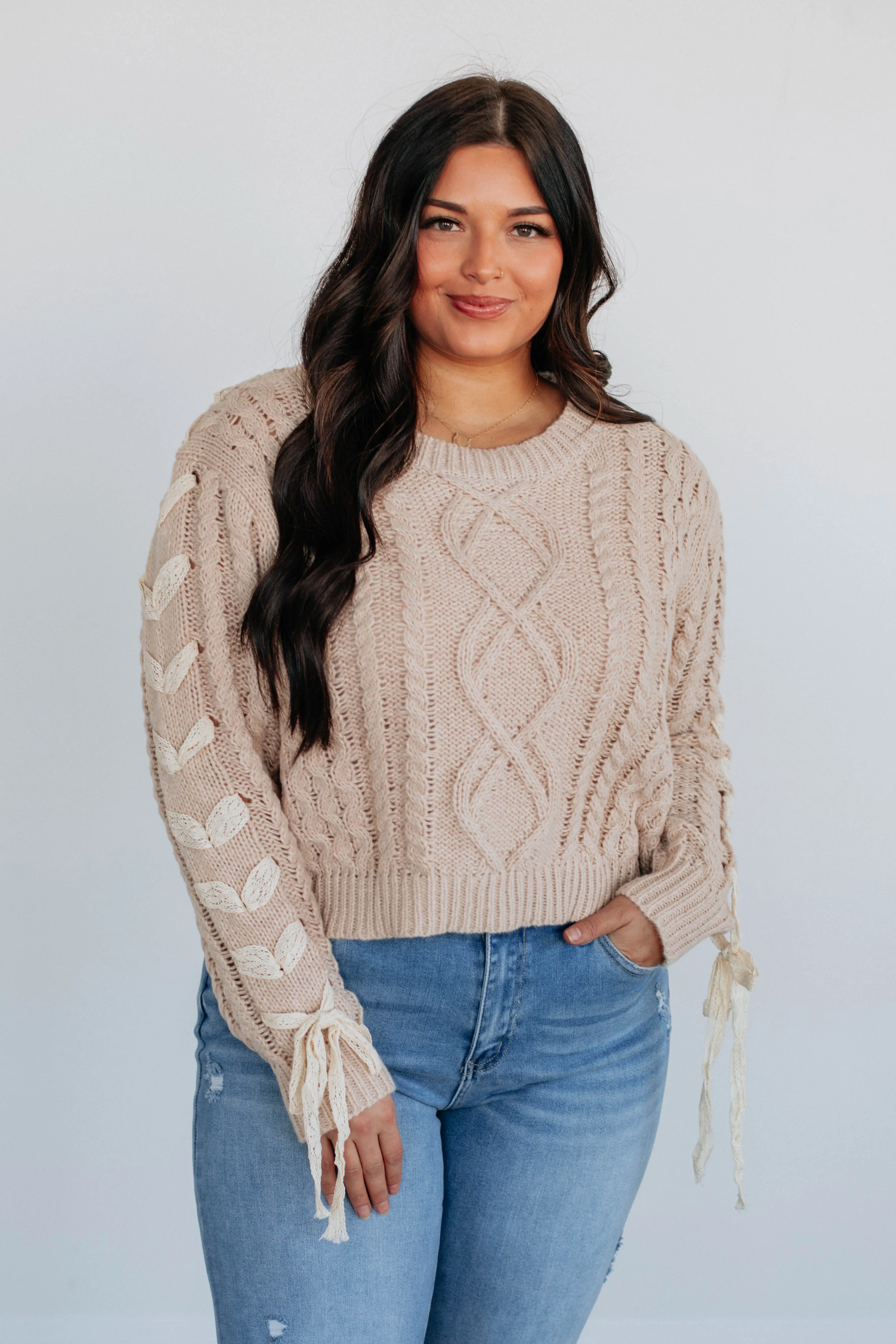 Edith Cable Knit Sweater
