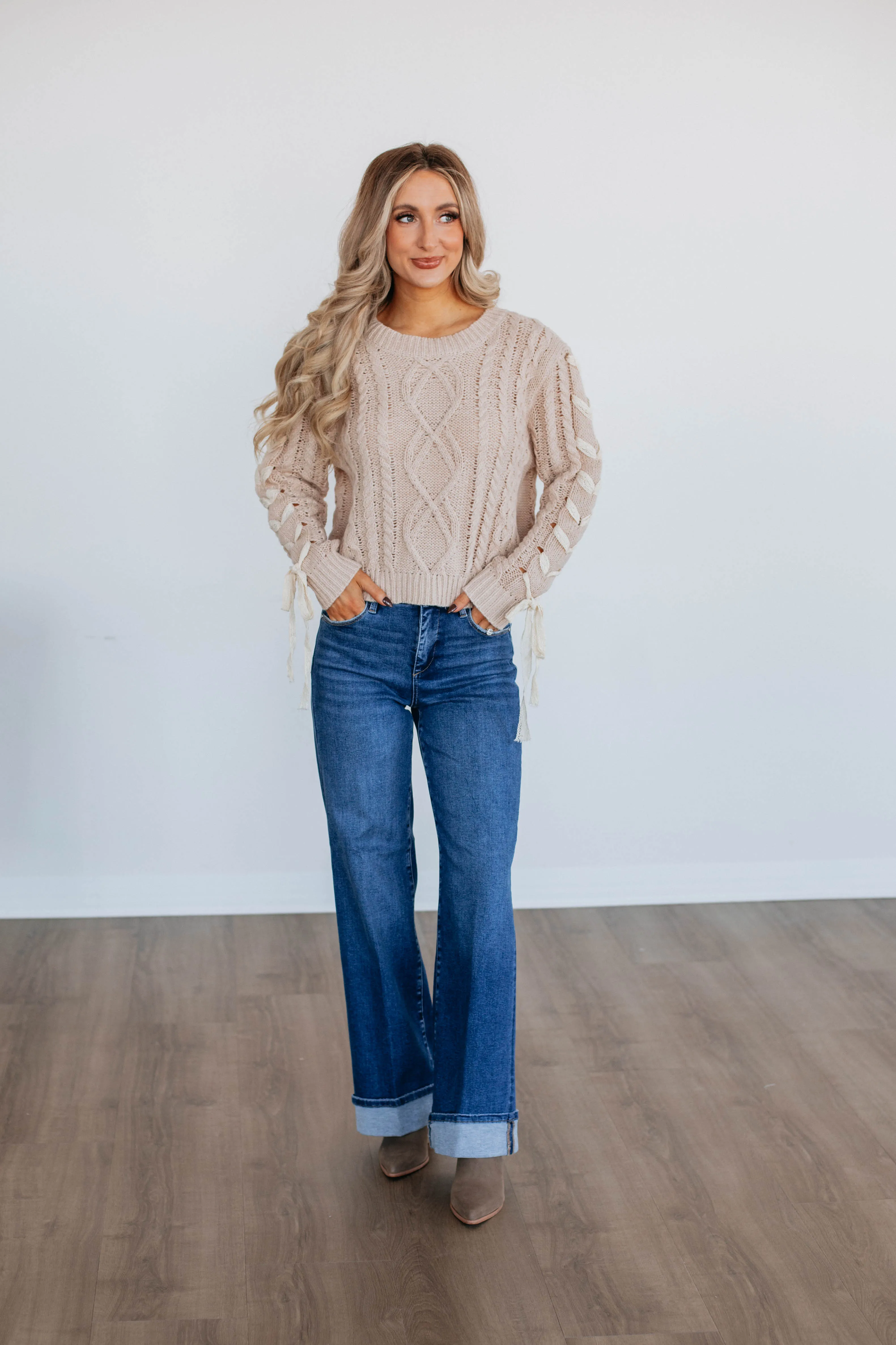Edith Cable Knit Sweater