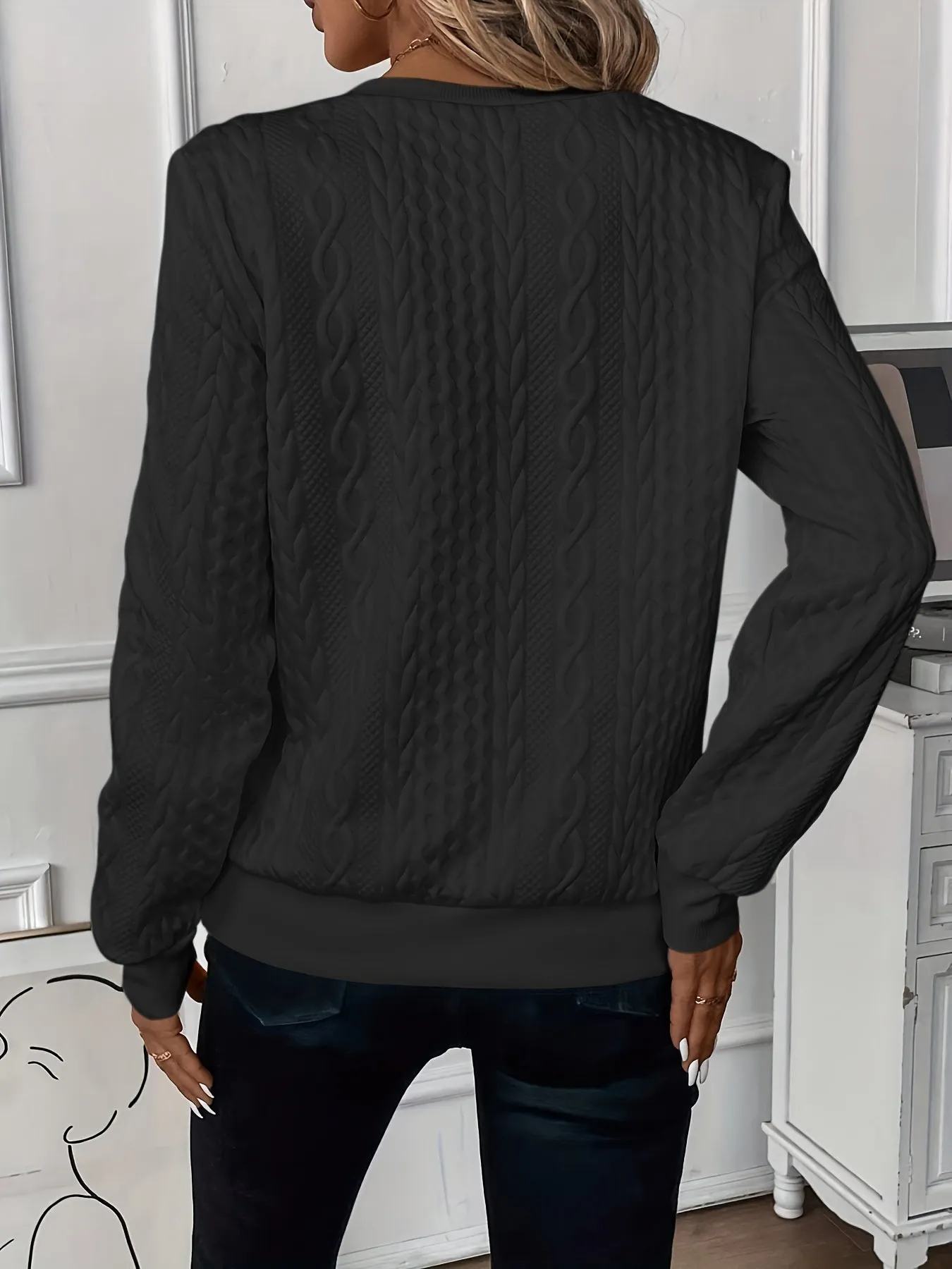 ELIZABETH | CHIC HALF ZIP SWEATER