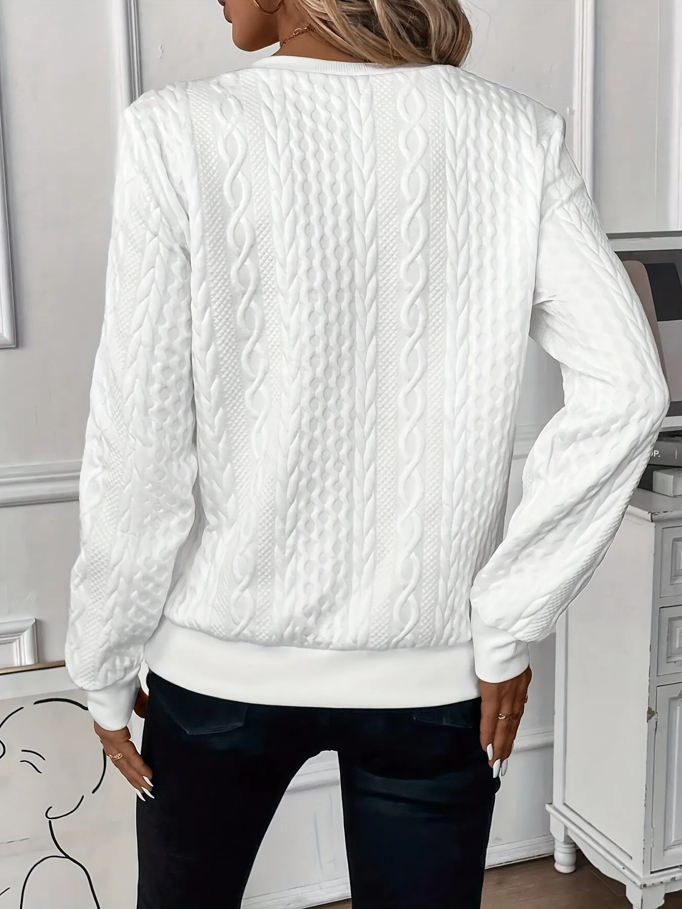 ELIZABETH | CHIC HALF ZIP SWEATER