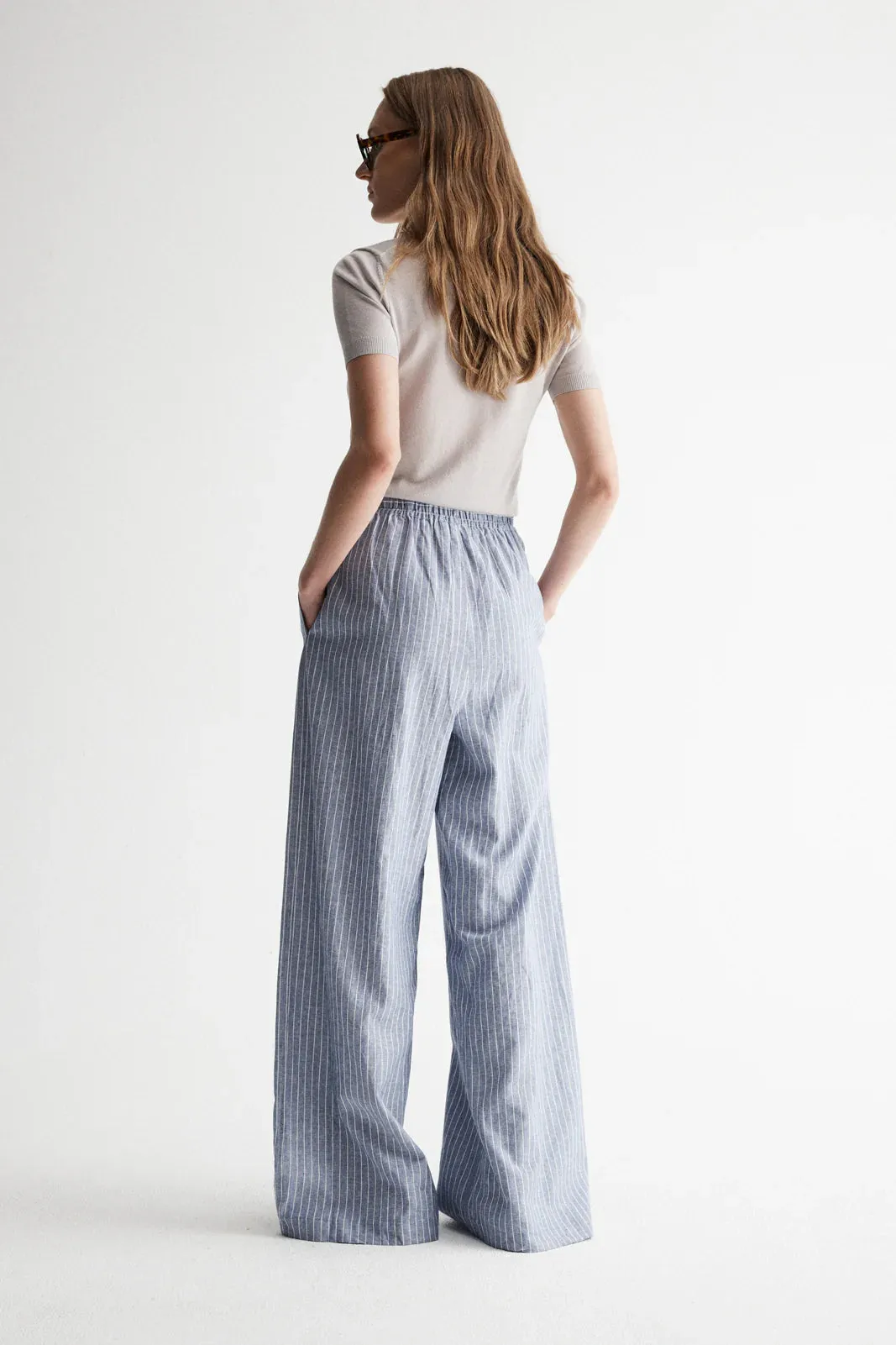 Elka Collective - Venice Pant Blue Stripe