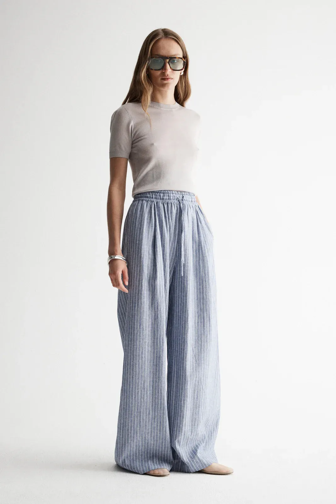 Elka Collective - Venice Pant Blue Stripe