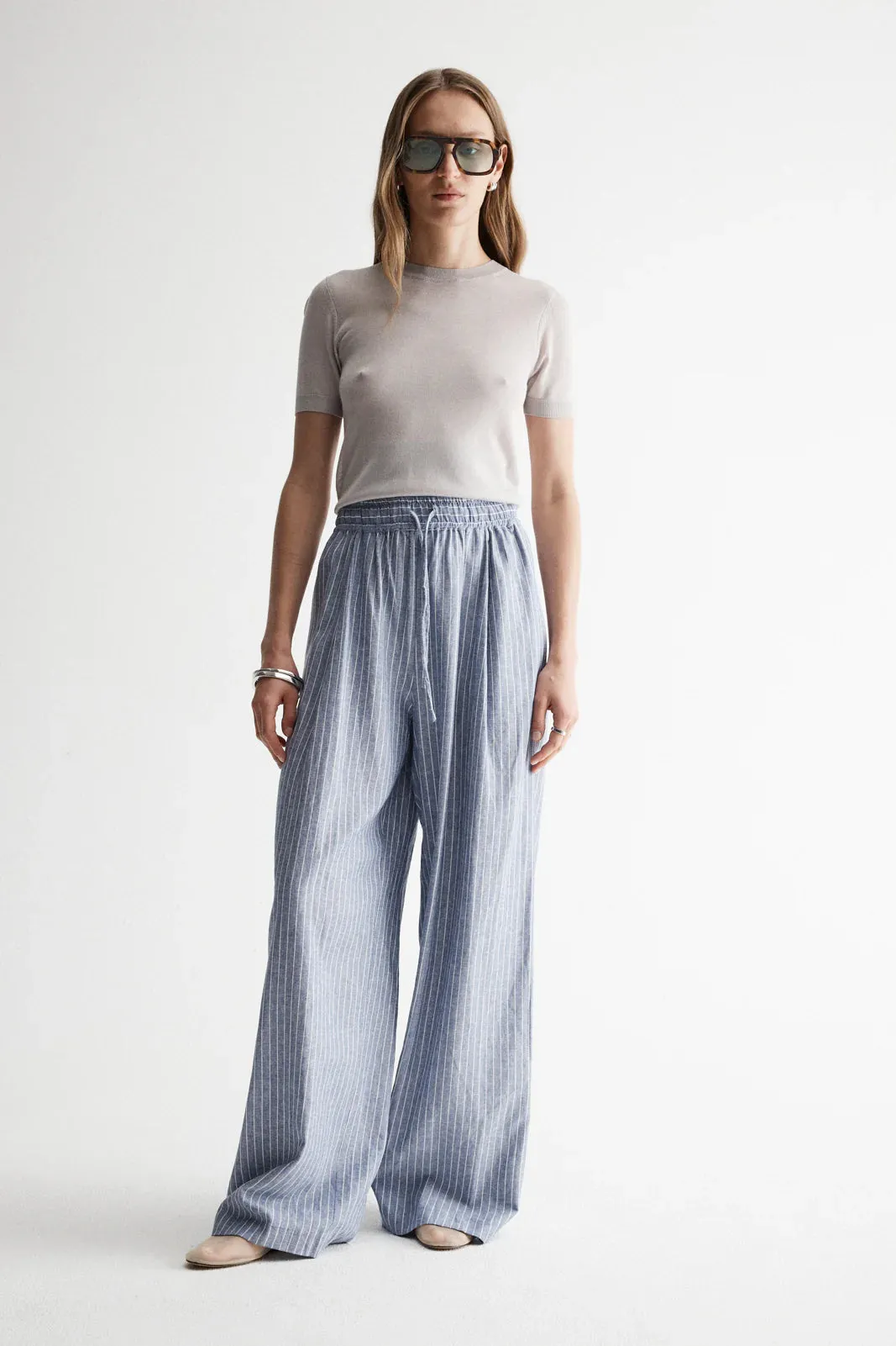 Elka Collective - Venice Pant Blue Stripe