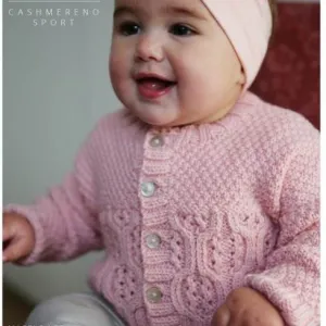 Ella Rae | Baby Maeflower Cardigan Pattern