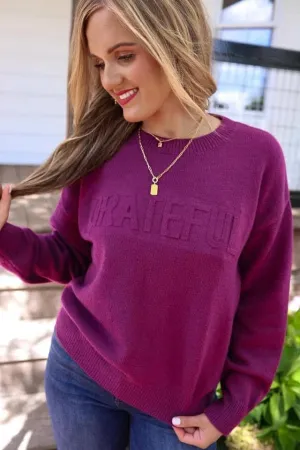 Embossed Crew Sweaters