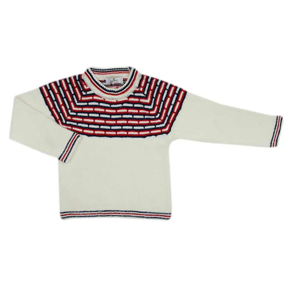 Eminent Girls Sweaters - White