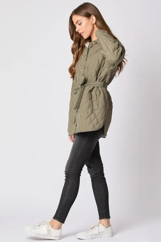 Feel The Chill Quilted Jacket