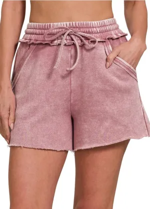 Fleece Shorts - Light Rose