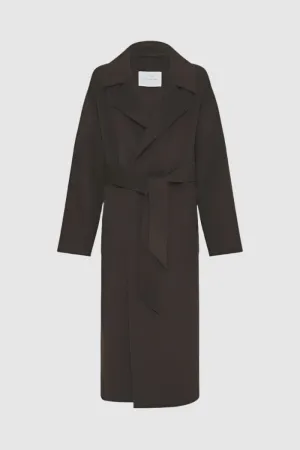 Friends With Frank Camilla Coat in Chocolate