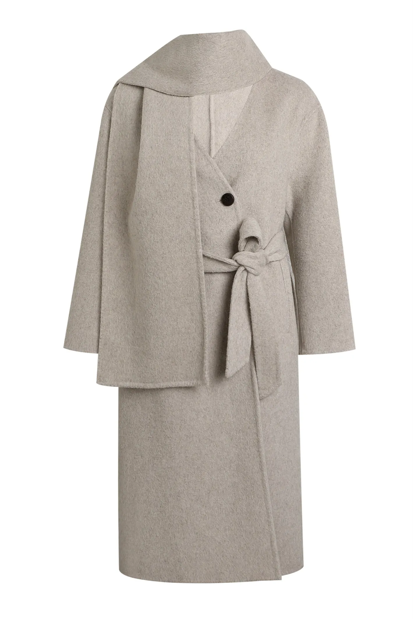 Gemma Merino Wool Coat - Beige