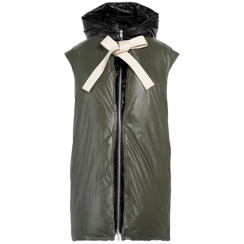 Green Nylon Jackets & Coat