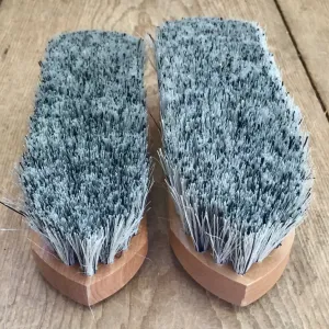 Grey English Medium Stiff Brush
