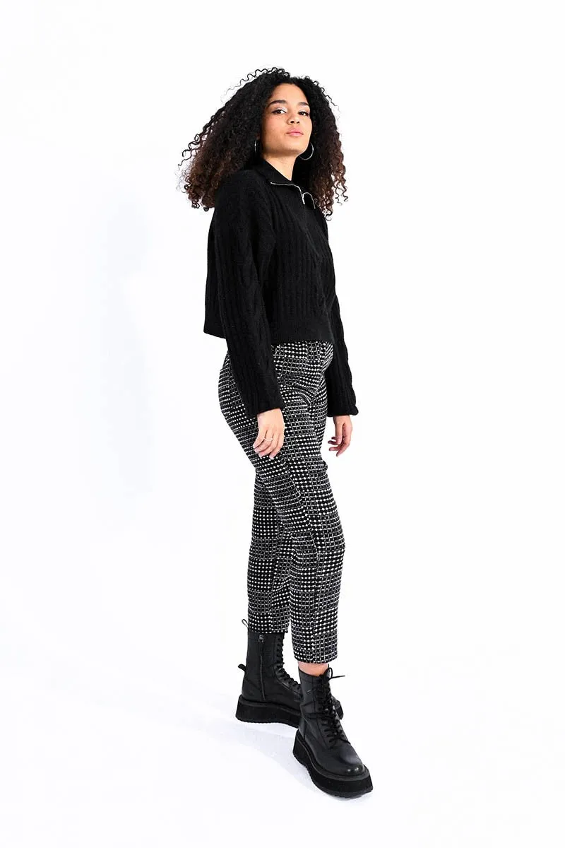 HALF ZIP COLLAR JUMPER