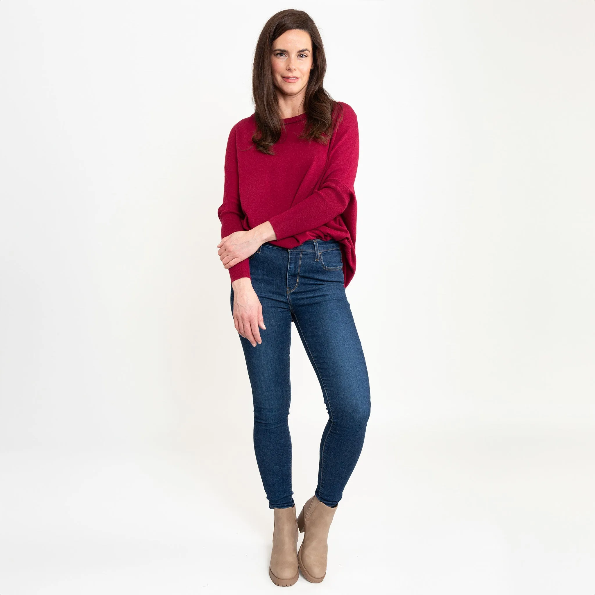 Halsey Relaxed Poncho Sweater