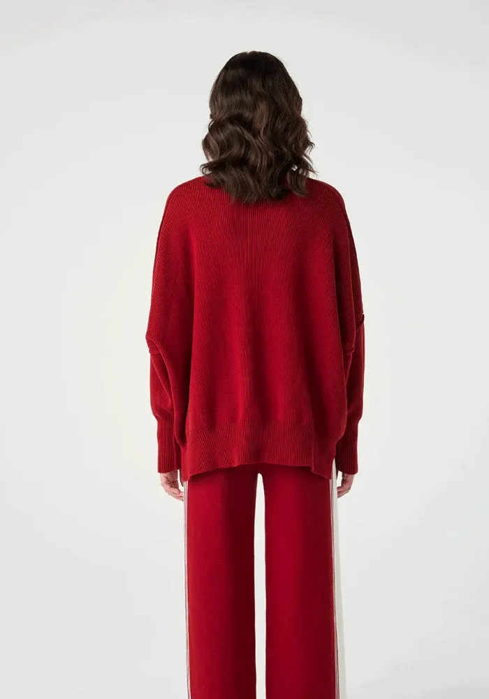 Harper Sweater - Wine