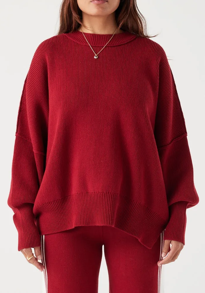 Harper Sweater - Wine