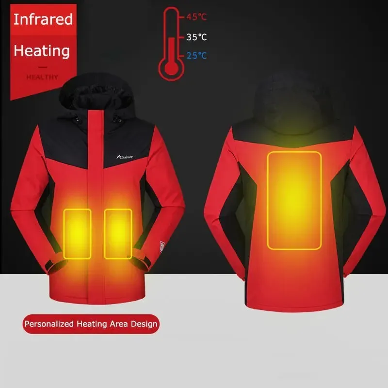 Heated Couples Jacket with Front and Back Heating