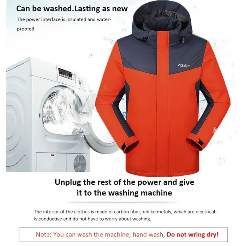 Heated Couples Jacket with Front and Back Heating