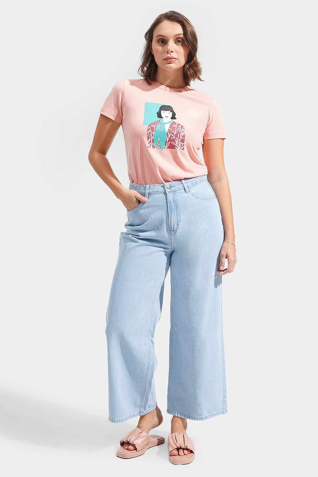 High Waist Wide Leg Jeans