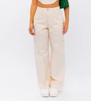 High Waisted Wide Leg Cargo Pants