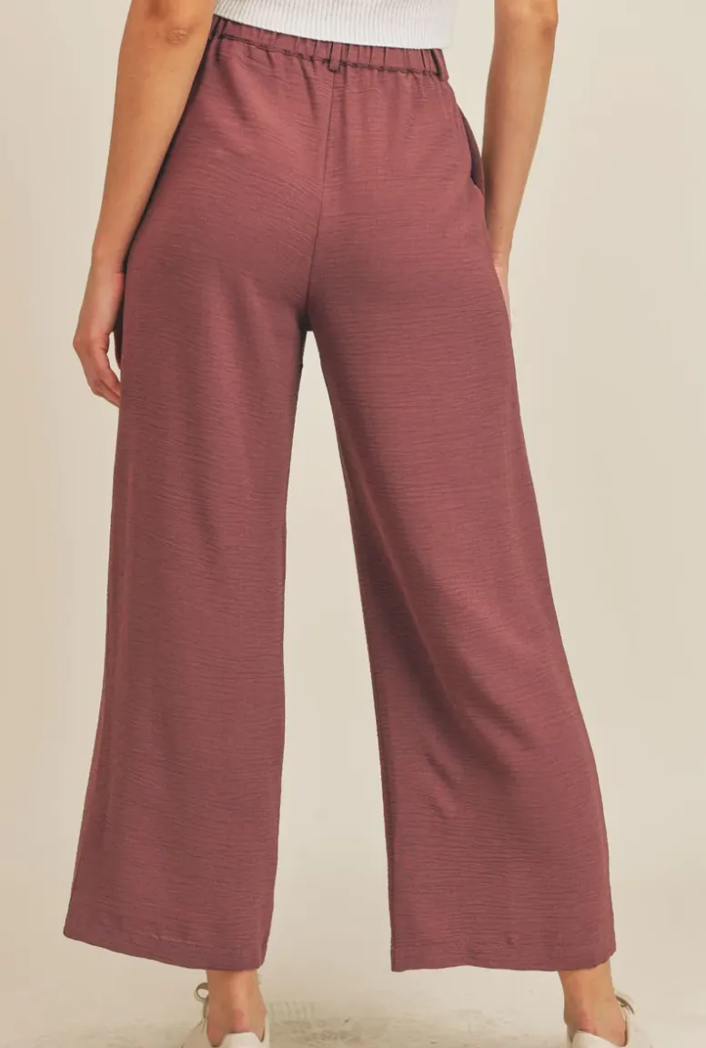 High Waisted Wide Leg Pants