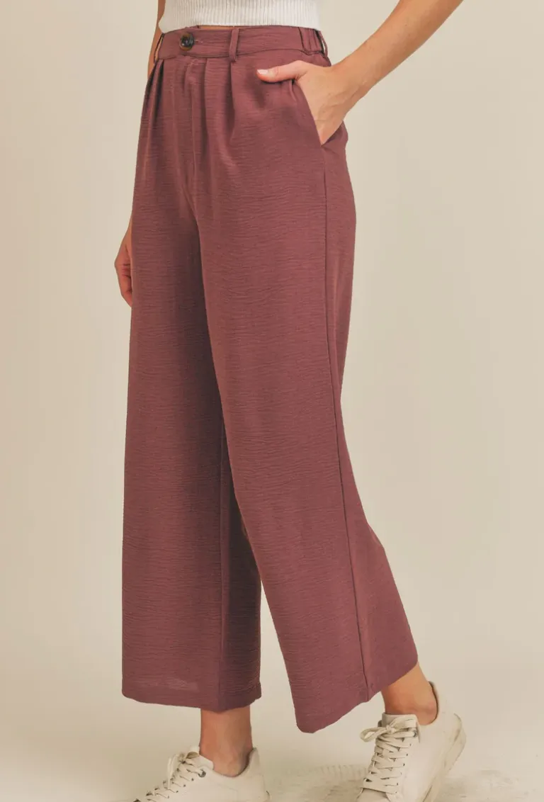 High Waisted Wide Leg Pants
