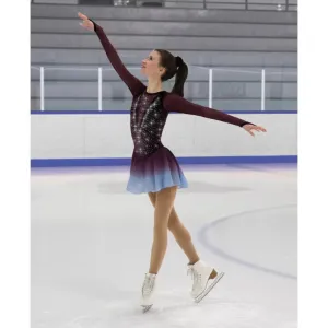 J533/24 Jerrys Wine Freeze Dress