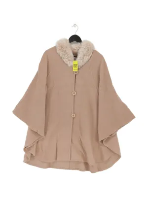 Jacques Vert Women's Coat Pink Wool with Cashmere, Polyamide
