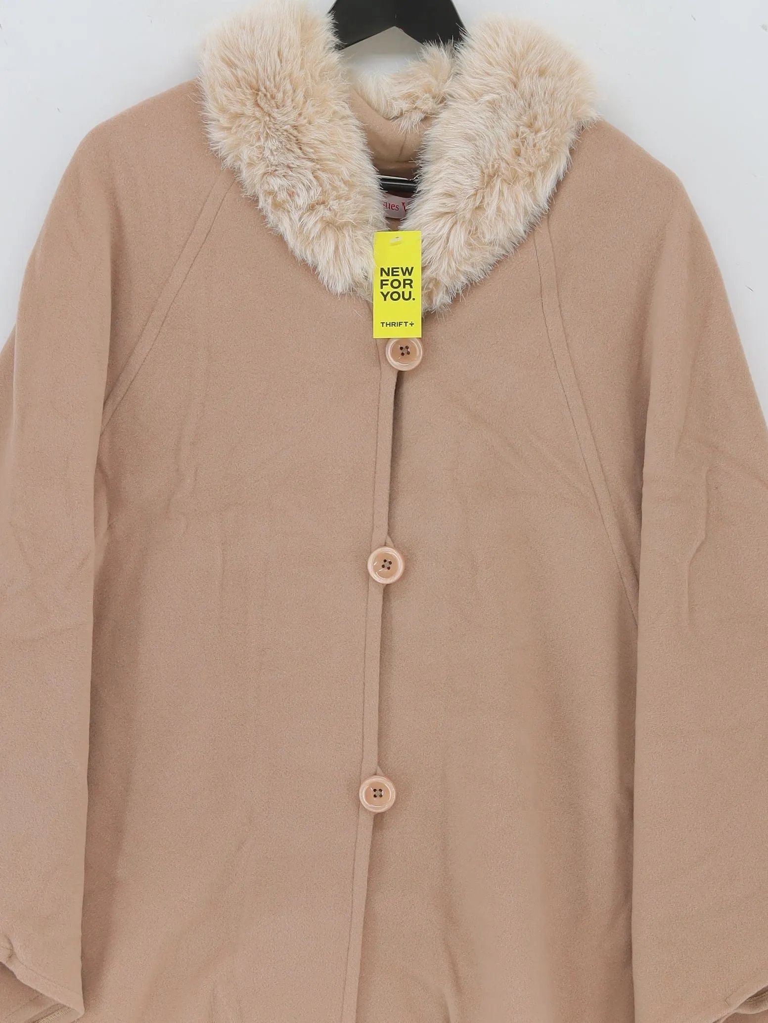 Jacques Vert Women's Coat Pink Wool with Cashmere, Polyamide