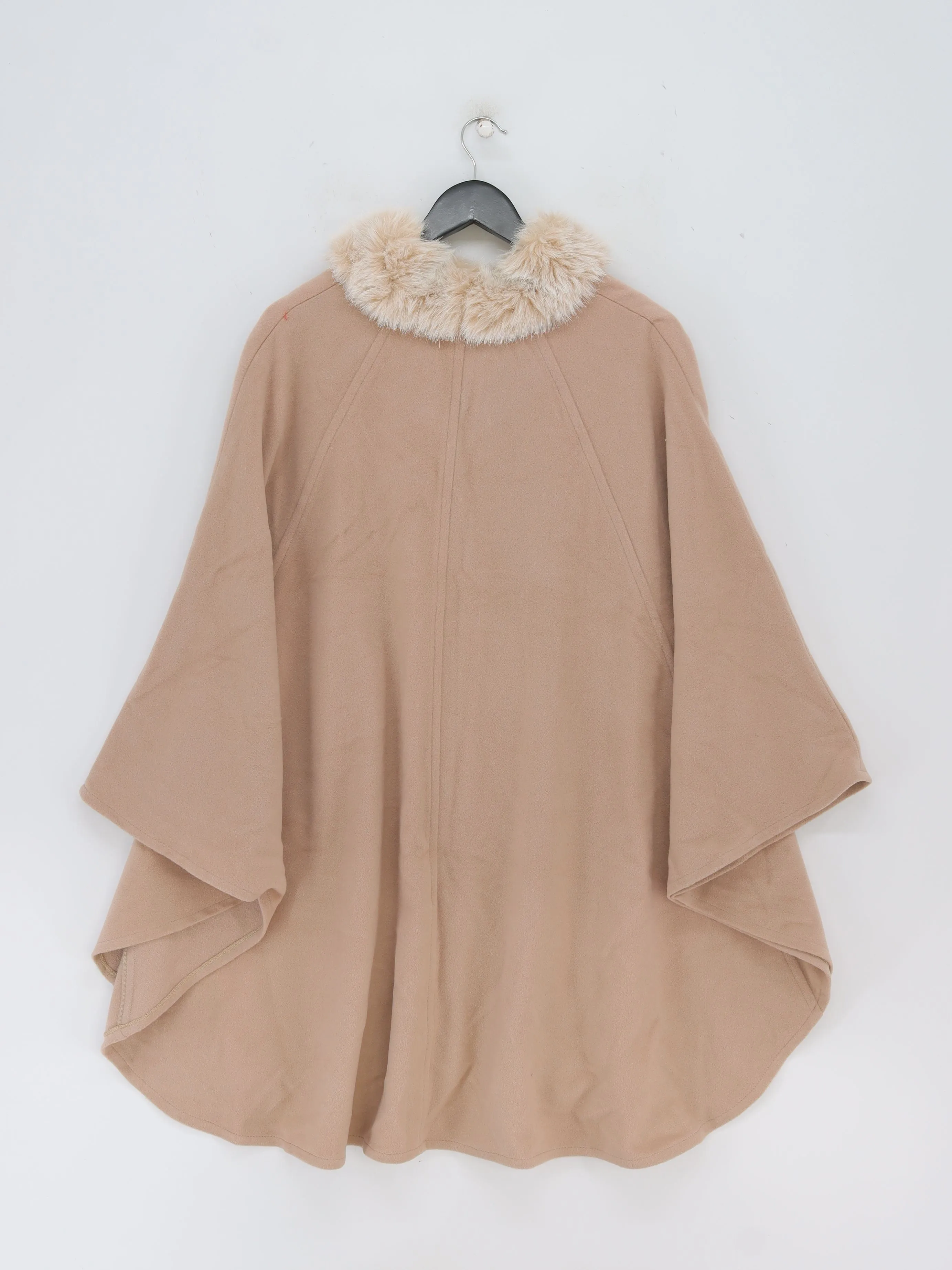 Jacques Vert Women's Coat Pink Wool with Cashmere, Polyamide