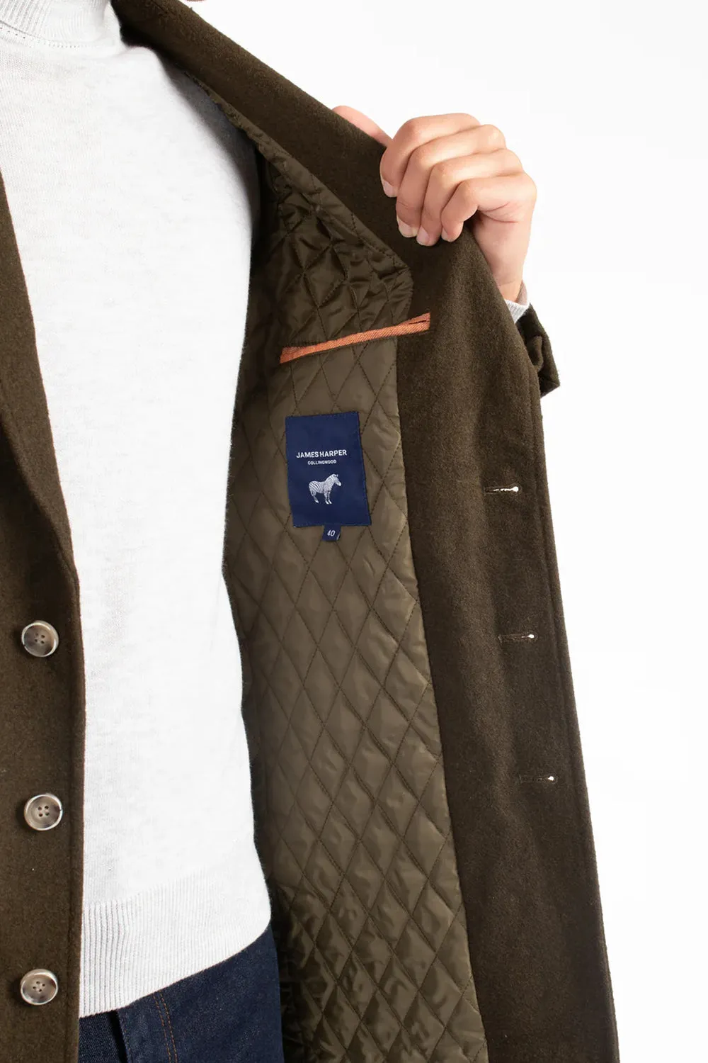 JAMES HARPER PADDED OVERCOAT JHJ85