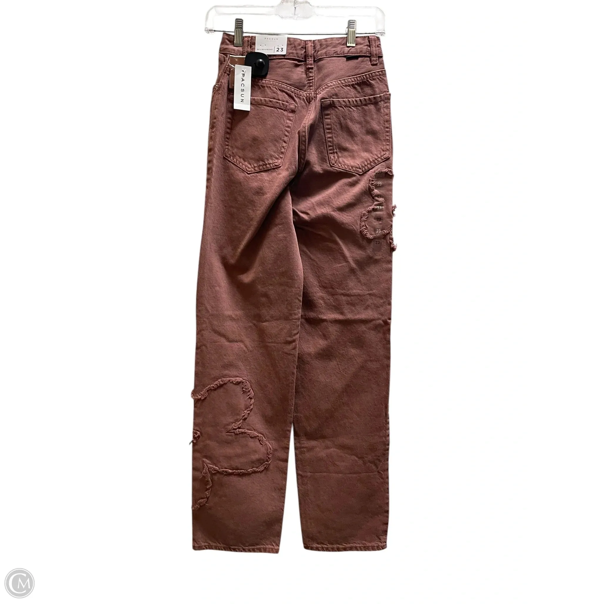 Jeans Wide Leg By Pacsun In Brown, Size: 0