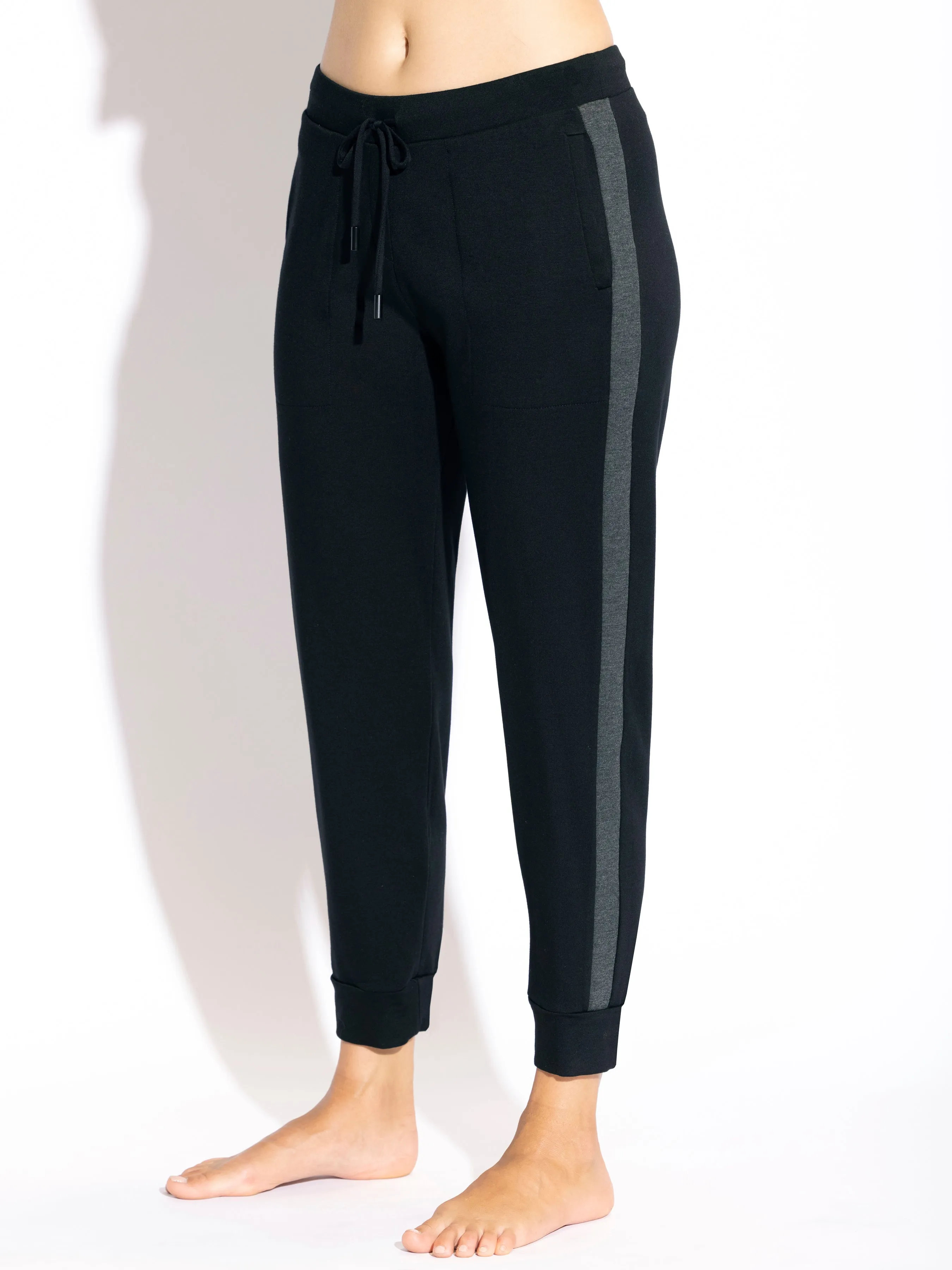 Joggers Contrast Stripe Band