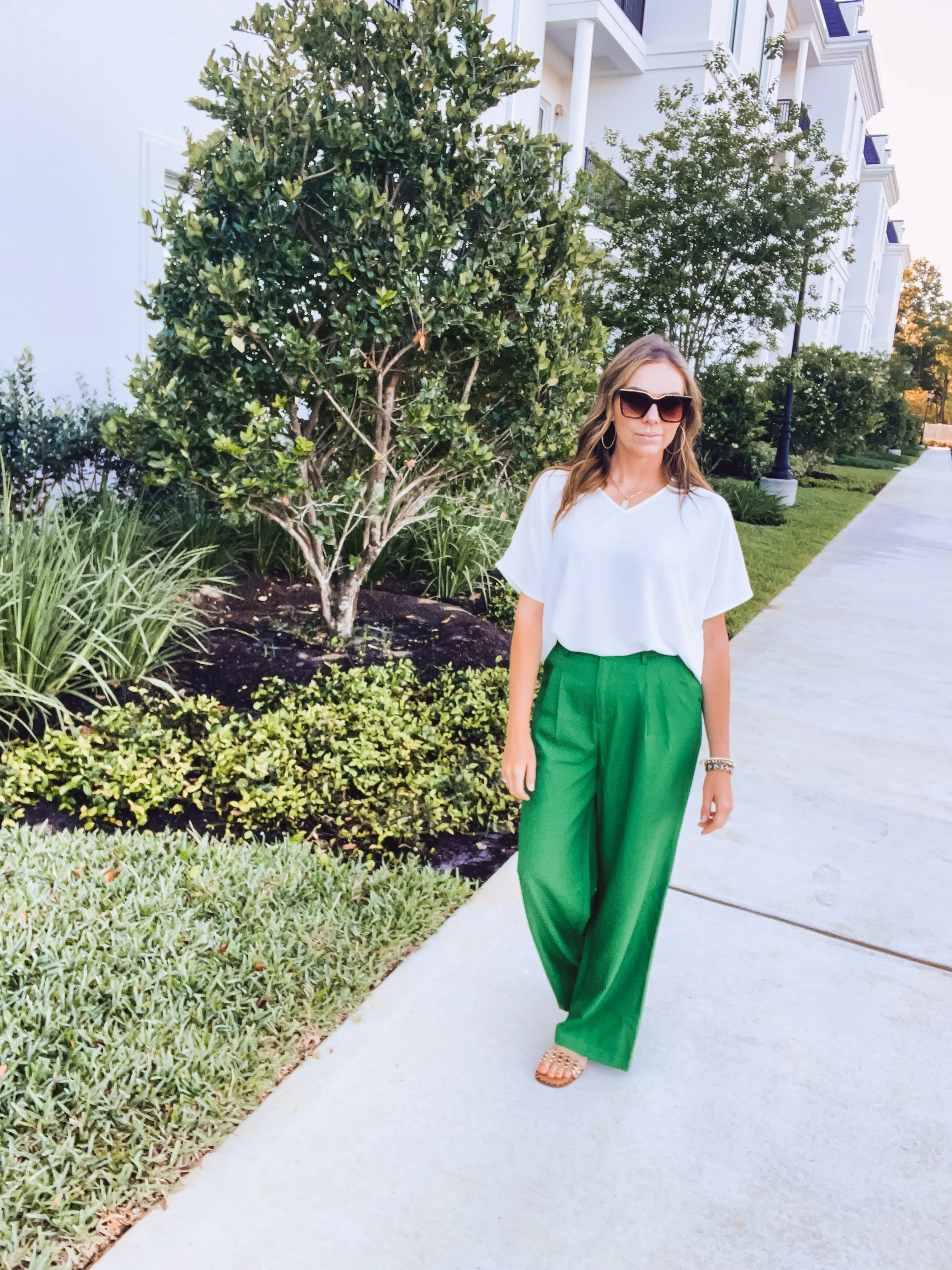 Kelly Green Straight Leg Trouser