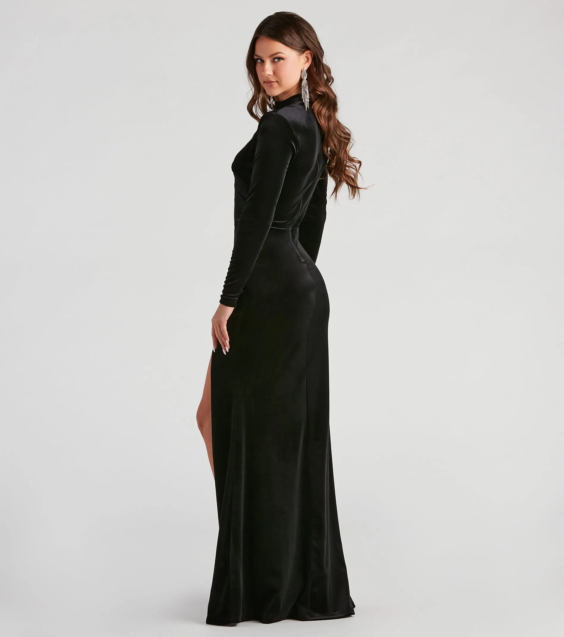 Kristie Formal Velvet Mermaid Dress